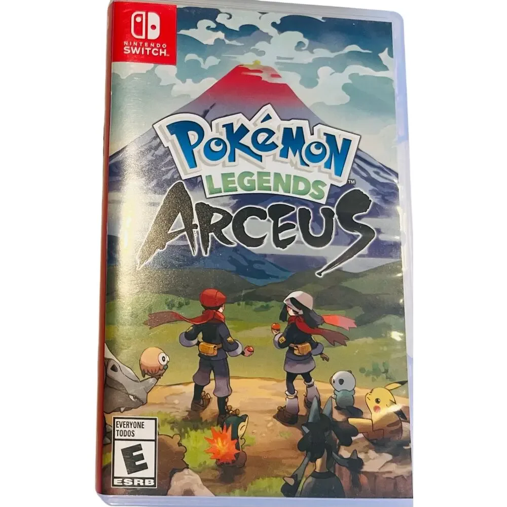 Pokémon Legends Arceus Nintendo Switch CIB Mint-Complete Case Map Art English/ES
